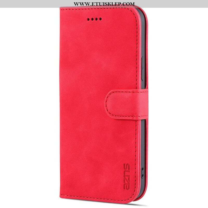 Etui Folio do iPhone 13 Pro Sztuczna Skóra Azns